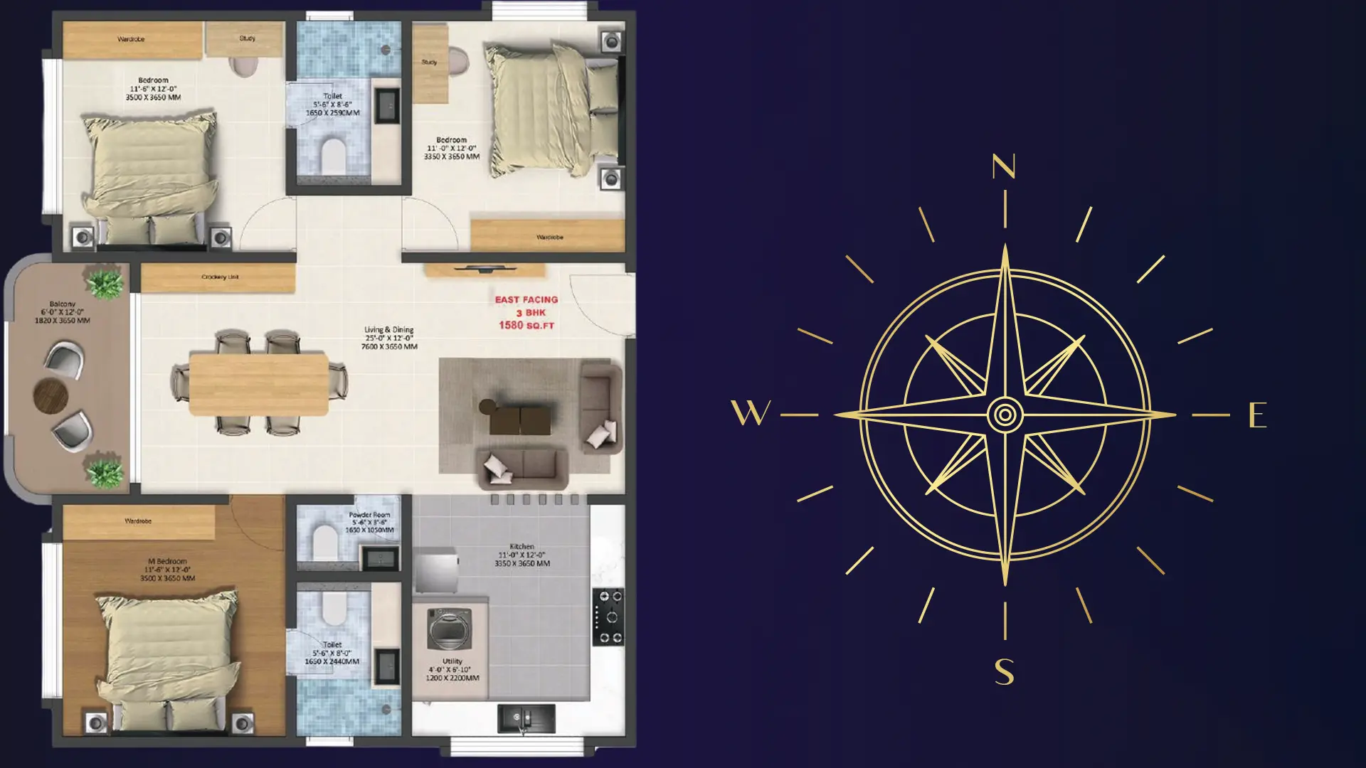 100% Vastu Compliant
